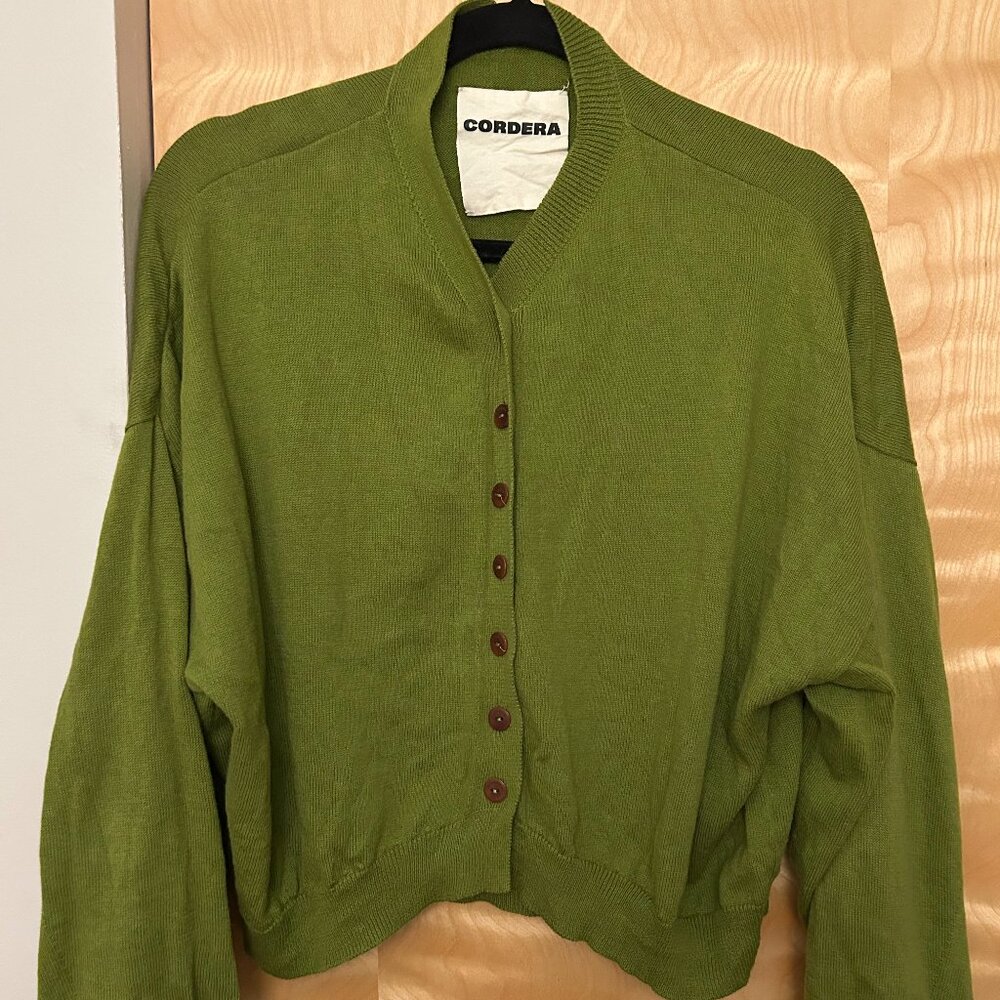 Green Cordera cardigan